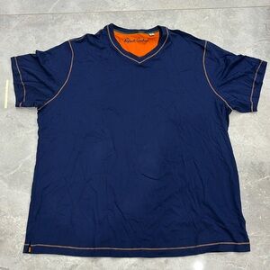 Robert Graham Navy Blue T-Shirt - Size 3XL